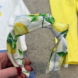 Janie and jack lemon headband